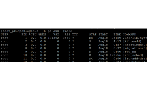 查看运行的进程，进程id，运行时间，占用内存，线程，结束进程（一）ps/top