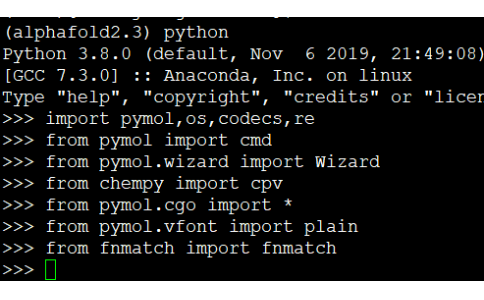 四、在af中使用pymol（二）使用python下载结构、创建和查看pse文件和渲染图片
